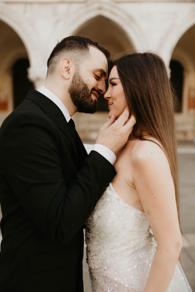 Bride and Groom Photo session in Venice, Italy